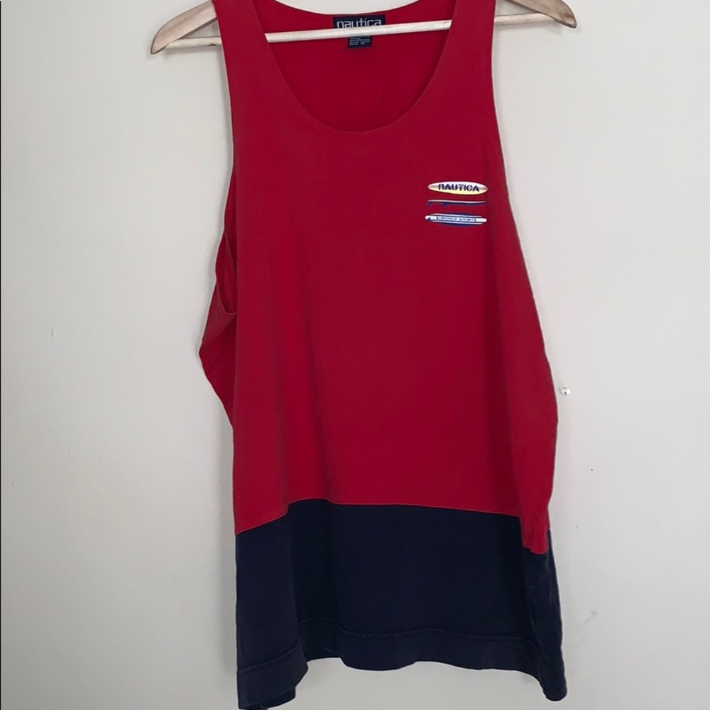 Men’s vintage Nautica tank top size L